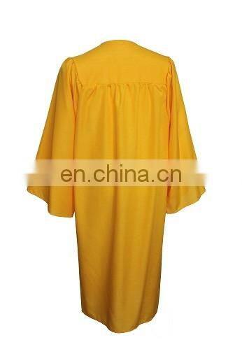 Wholesale Gold Graduation Gown For University/School