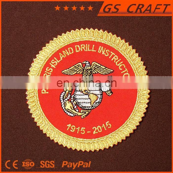 Man in Cap and mask embroidery patch