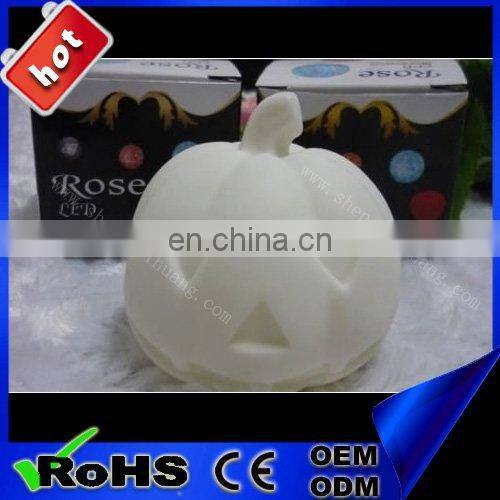 Promotional Halloween items plastic led pumpkin lamps