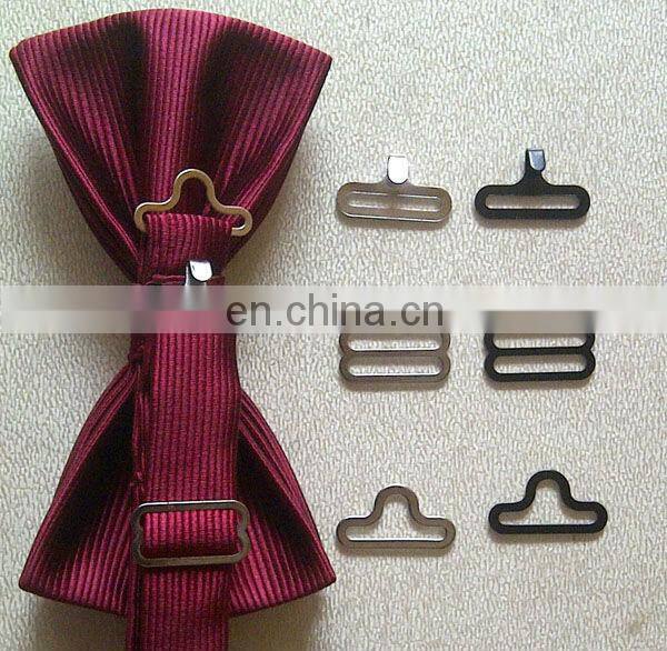 16mm bow tie buckle,adjuster, hardware,slide,hook and eye