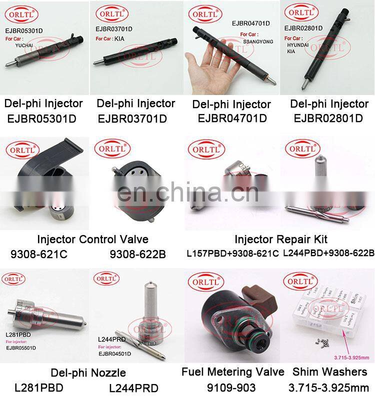 ORLTL Common Rail Injector Nozzle L052 PBC Diesel Fuel Nozzle L052PBC For Delphi