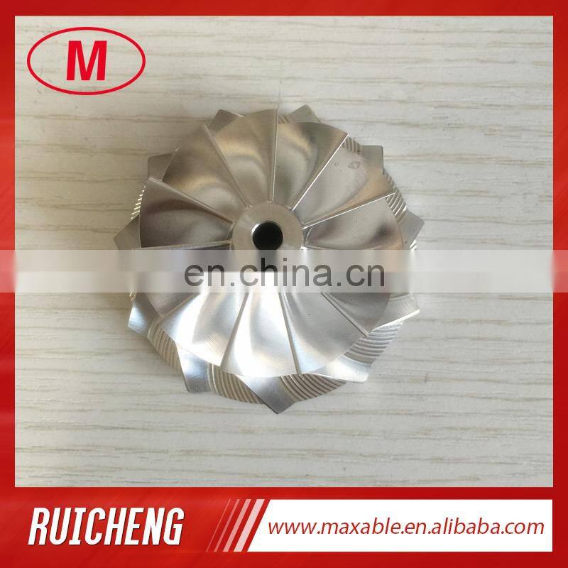 TD04HL 19T 46.02/58.00mm 11+0 blades 49189-X BILLET Turbocharger Billet/milling/aluminum 2618compressor wheel