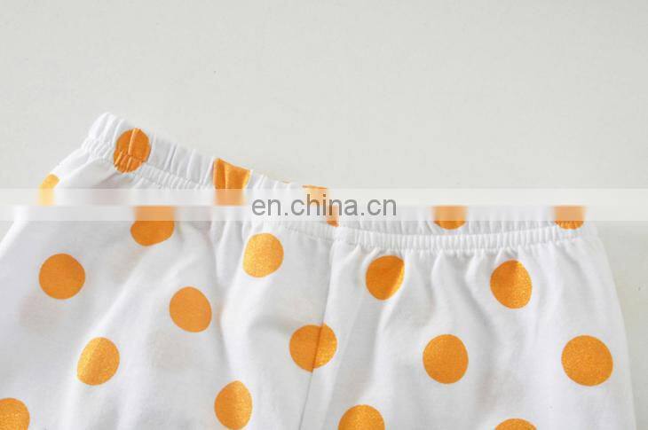 2018 hot sales Girls summer clothes Cartoon set T Shirt+Shorts Outfits Set+Headband Suit