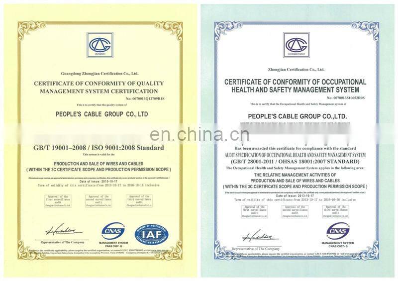 Low voltage Aerial bundled cable with aluminum conductor xlpe insulated ABC cable