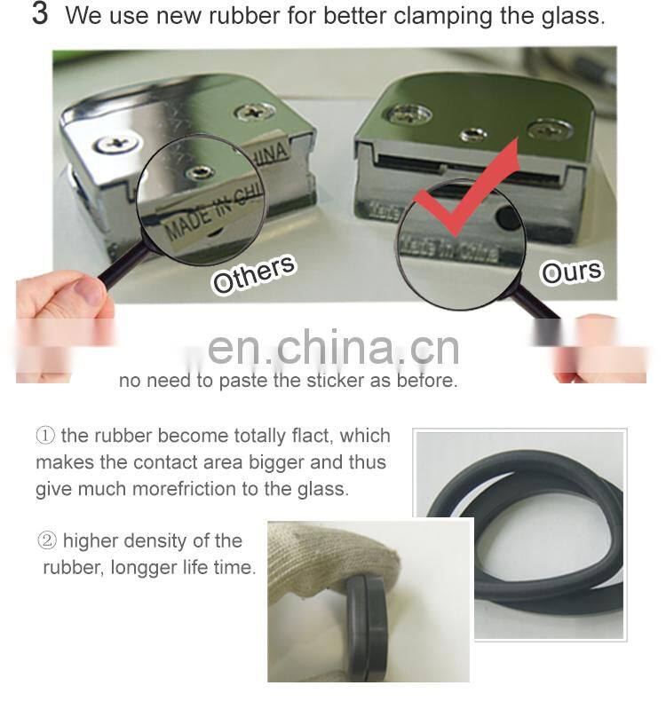 8-15mm Inox glass clamp Handrail Glass Clamp