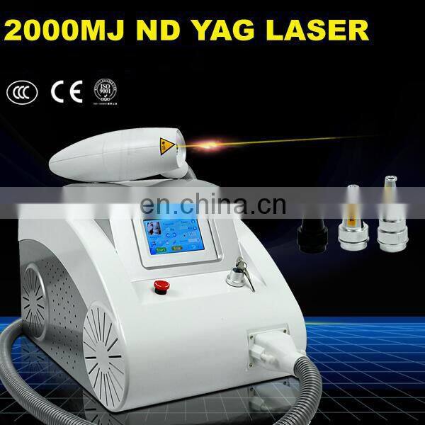 Newest Tattoo Remove Laser Machine/Q Switch ND Yag Laser Beauty Device