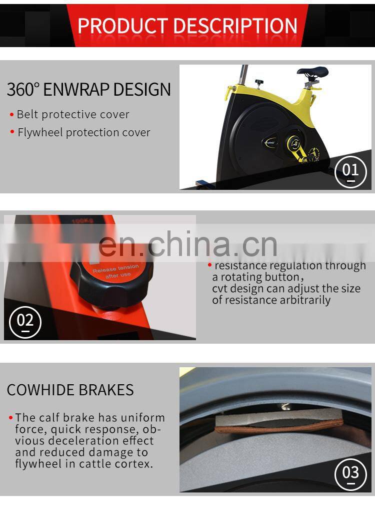 2020 Hot sale belt exercise bike commercial gym equipment belt cycling  bike