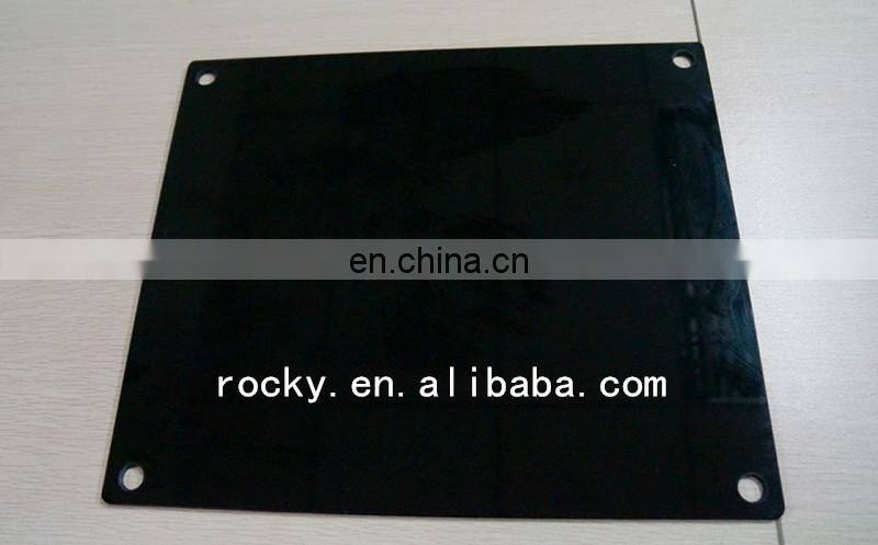 induction cooker ceramic glass Qingdao Rocky high quality best price 4mm 5mm 6mm induction cooker ceramic glass