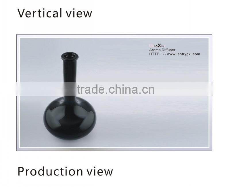 piano black vase shape vessential oil freshener