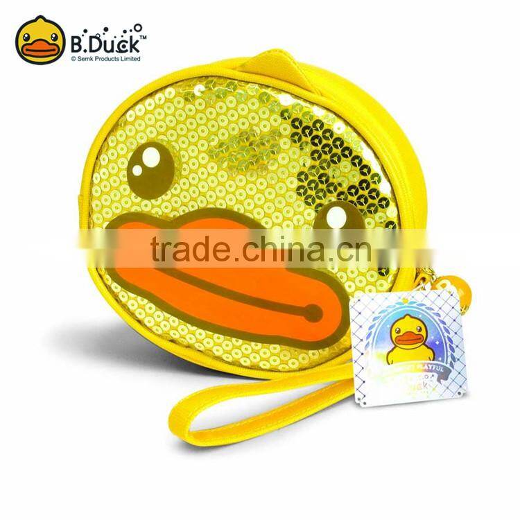 Wholesale B.DUCK brand cute animal printing cotton canvas cosmetic bag