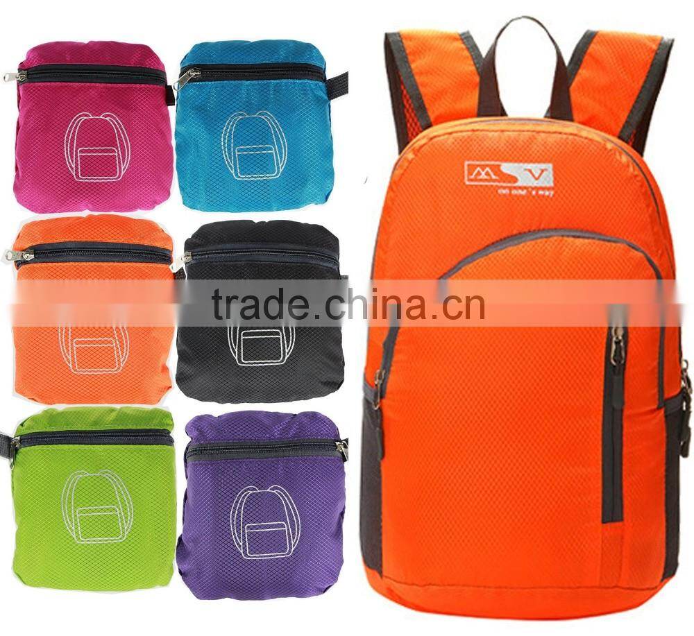 Foldable Ultra Lightweight Packable Backpack For Men and Women Handy Daypack Travel, Camping, Outdoors, Hiking