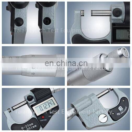 Digital micrometer types inside outside micrometer