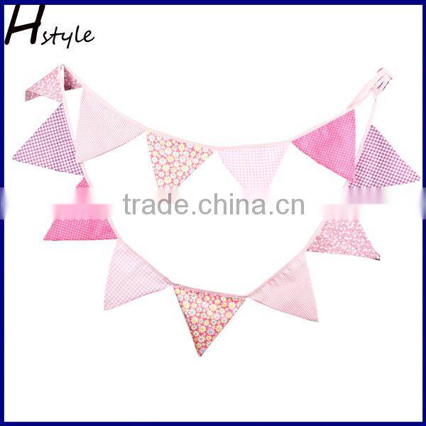 Colorful Wedding Bunting,Flag Bunting,Fabric Bunting PL004