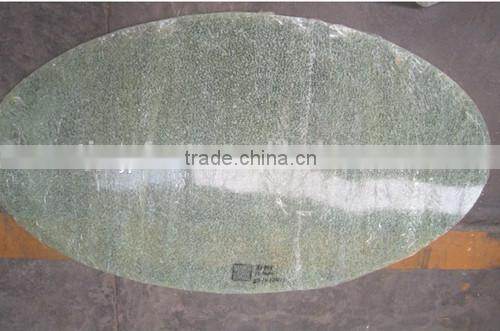 modern american furnitue tempered glass and chrome leg glass dining table