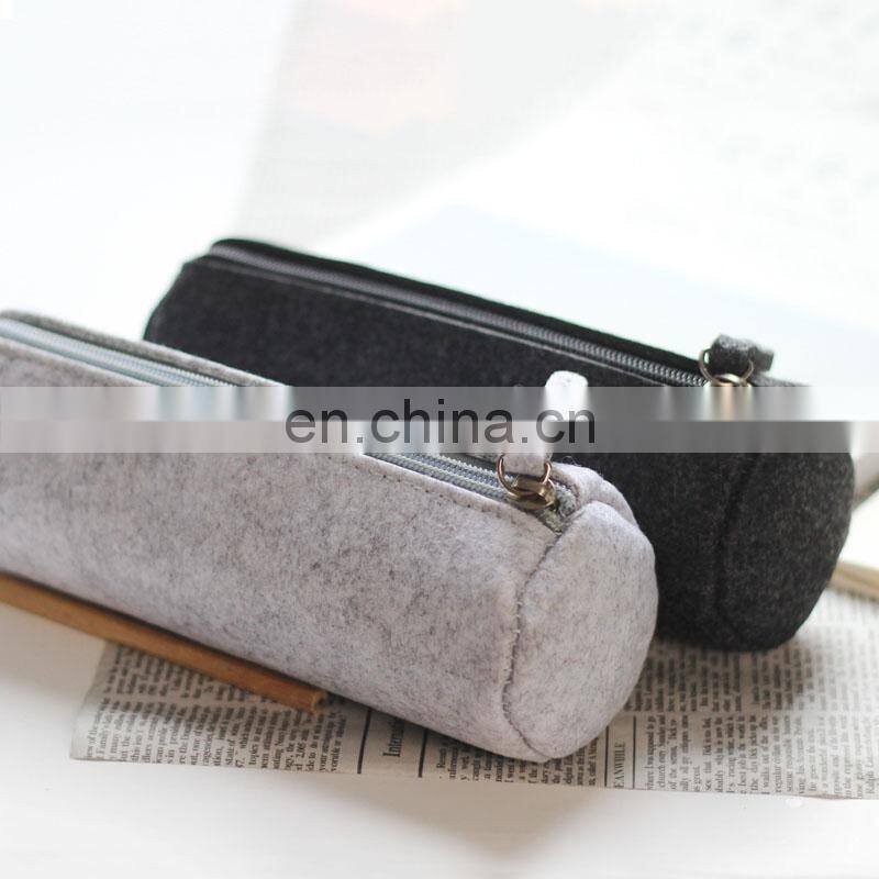Minimalist felt pencil bag fabric pencil case pencil box School Supplies Office Supplies