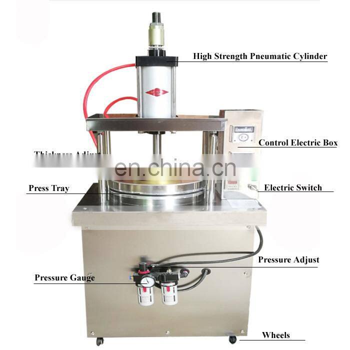25 cm dough wrapper making heating machine