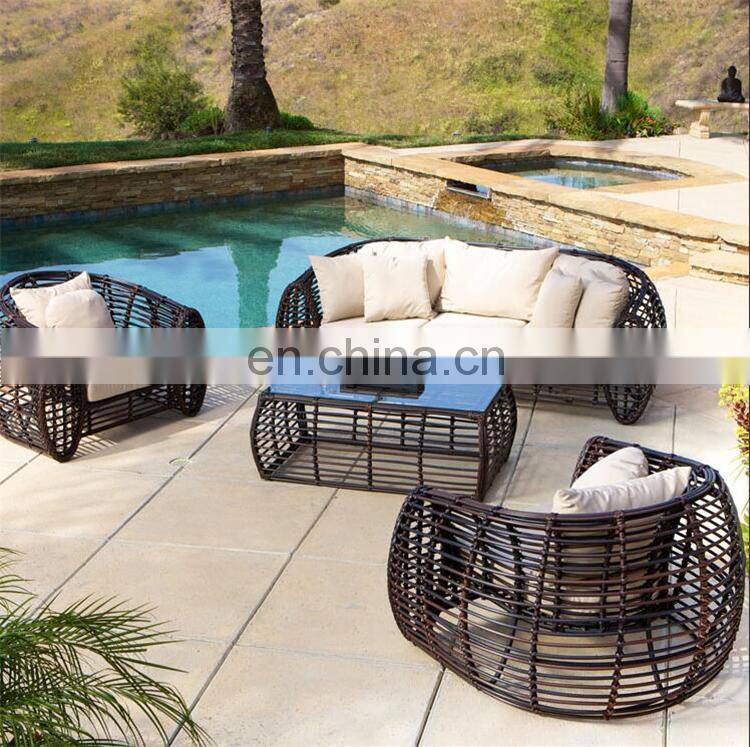 Modern Water Proof Fabric Outdoor Furniture in Garden Sets