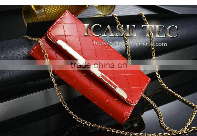 Wallet style design, PU leather phone case For iphone 6/6s for ladies and grils