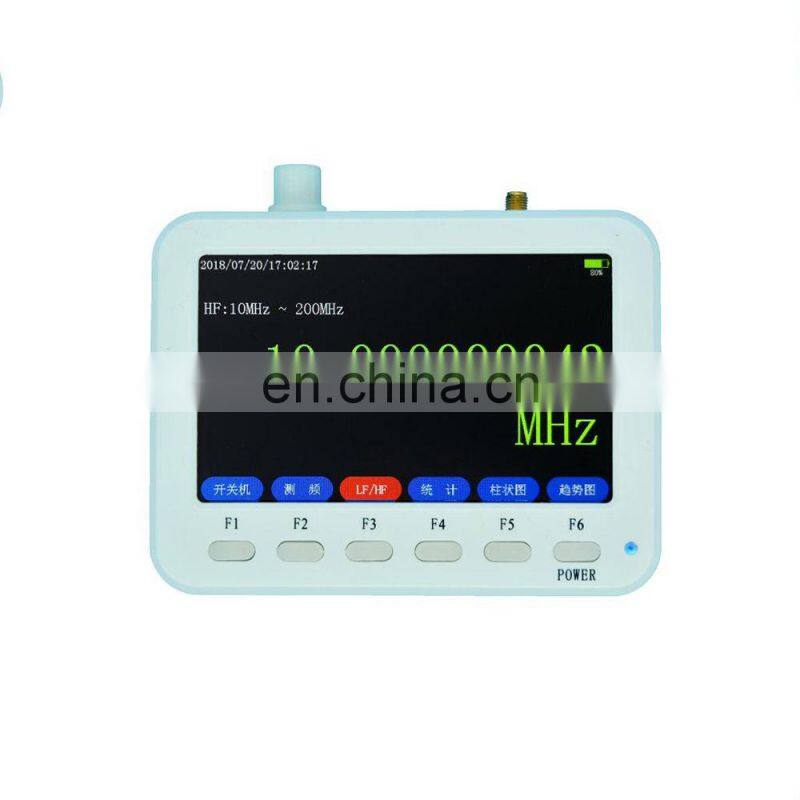 FC-4000 50Hz-4GHz RF Frequency Meter Portable Frequency Counter with 5" Color Display