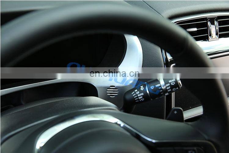 For Jaguar F-Pace f pace X761 2016 Car-styling Accessories ABS Chrome Dashboard Decorate Frame Cover Trim For LHD