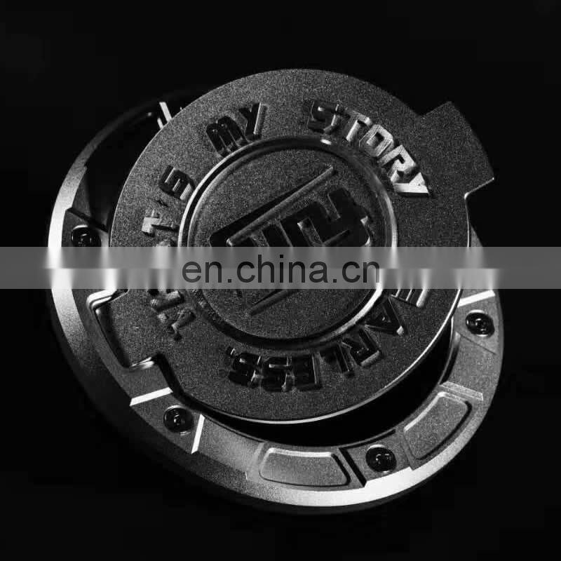 Maiker auto black Gas Tank Cover Accessories for Jeep Wrangler JL 2018+ Fuel Tank Cover