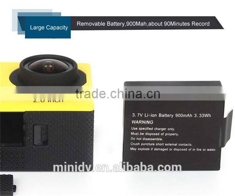 8 colors available 30 meters waterproof full hd 1080p action camera with wifi - SJ7000 with 2.0inch ltps wide screen, 720p 60fps