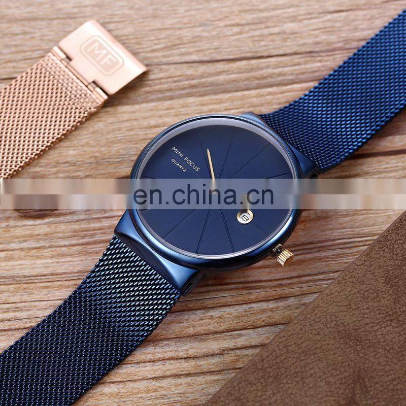 MINI FOCUS MF0176G Men's Auto Date Quartz Fashion Casual Watches