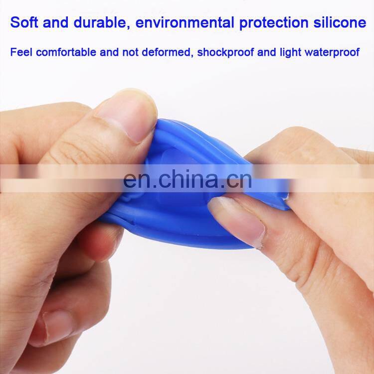 Silicone Intelligent 3 Buttons Protective Car Key Shell Cover For Peugeot 2008 207 308 408