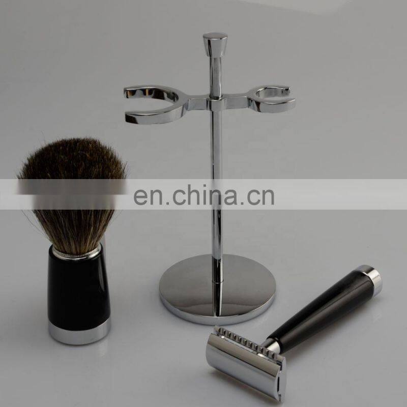 Personal Care New Product Double Edge Blade Razor, Brush, Stand, Shaver Razor Set