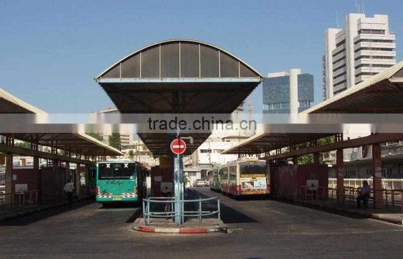Long span steel structure car parking roof design