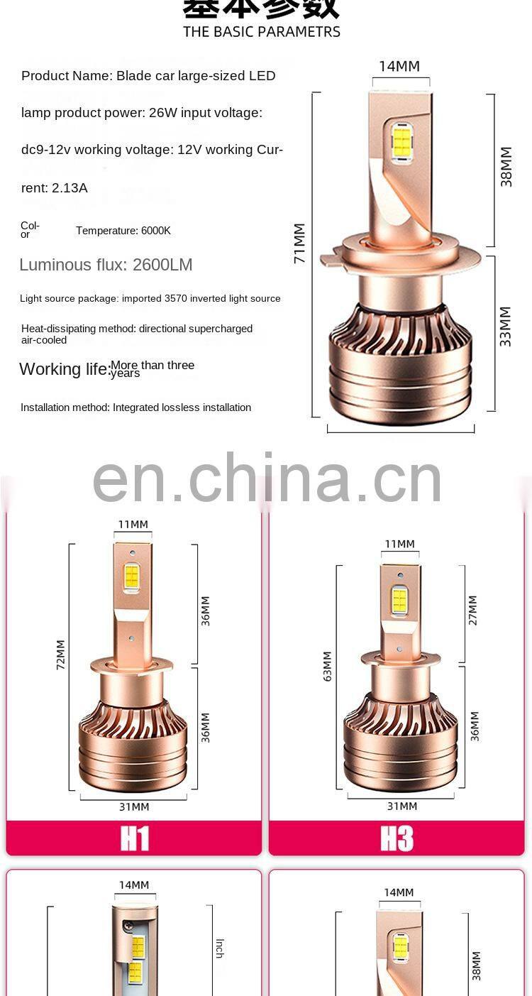 Factory S6 120w 3800LM projector lens H1 H4 h11 h7 9005 9006 9012 auto car led light motorcycle bulb h4 led headlights
