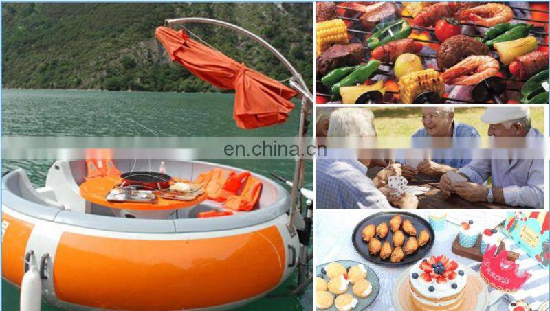 Electric Motor Barbecue Boat BBQ Donut Boat for sale