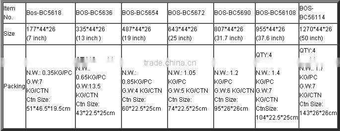 LED offroad Bar Light Bar Lamp slim bar single row 50 inch 3w Crees waterproof IP67 for AUV ATV JEEP black face surface mount