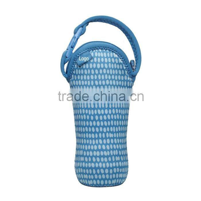 Neoprene fabric bottle case Colorful Neoprene Bag sport bottles and holder baby milk bottle holder
