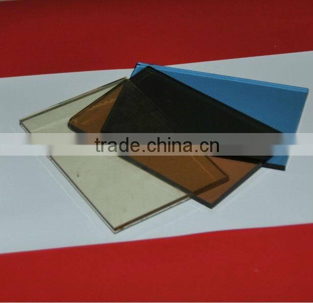 Hot sell 2MM-19mm dark green float glass