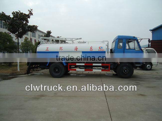 Dongfeng 145 fecal truck,8000L fecal suction truck