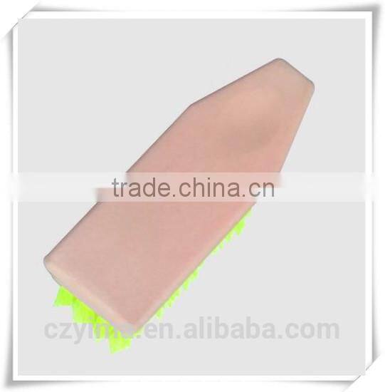 Plastic backed horse face brush/horse products