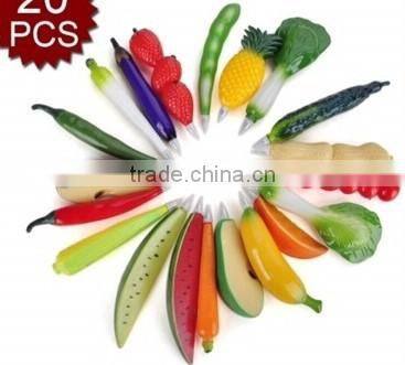 2014 popular foam fruit and vegetable pen