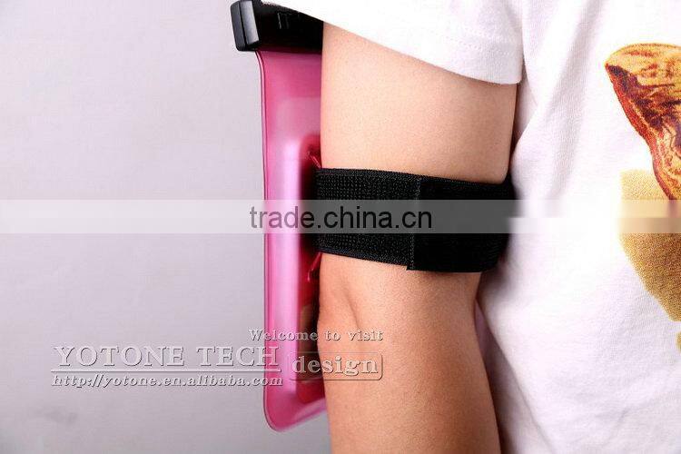 Customized Mobile Waterproof Phone Bag Case / PVC bag waterproof case for Samsung galaxy grand duos