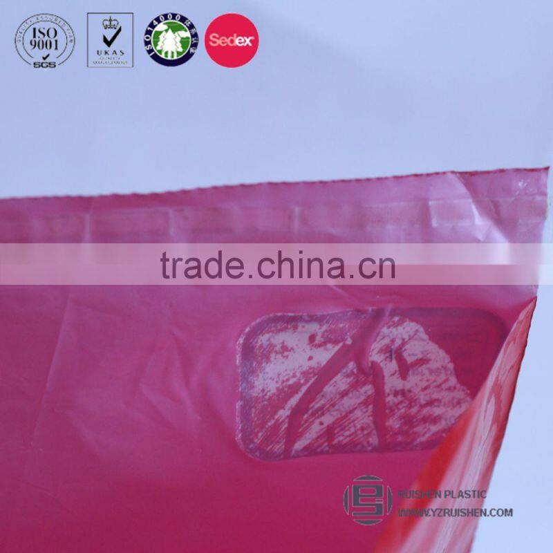 Printed flat plastic bopp self adhesive header bag