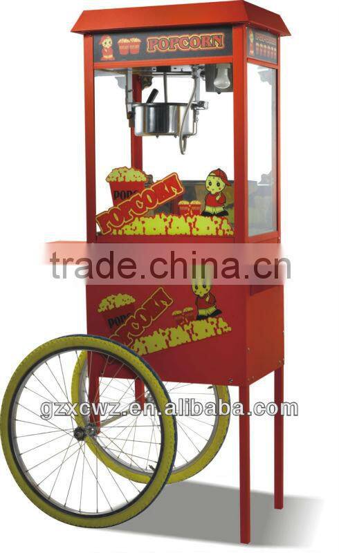 tabletop charcoal flavored popcorn making machine