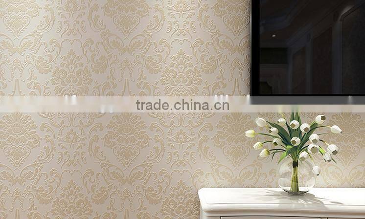 3D embossed wallpaper living room TV background wallpaper