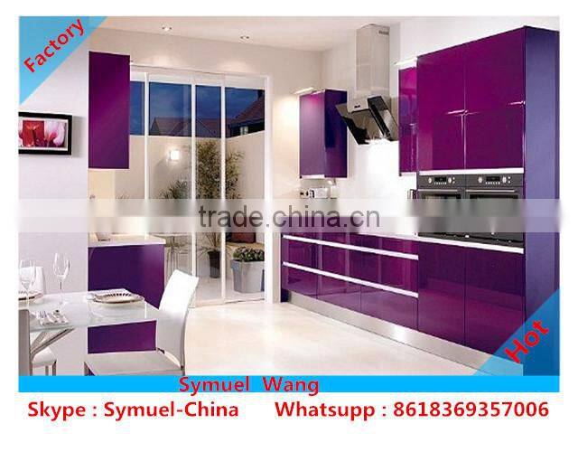 Hot sales Linyi white color UV / Melamine chipboard / plywood sheet for kicken / cabinet