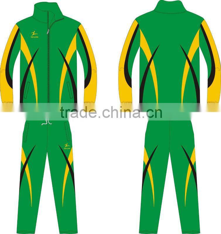 Blue Color Sports Custom Tracksuit Cheap