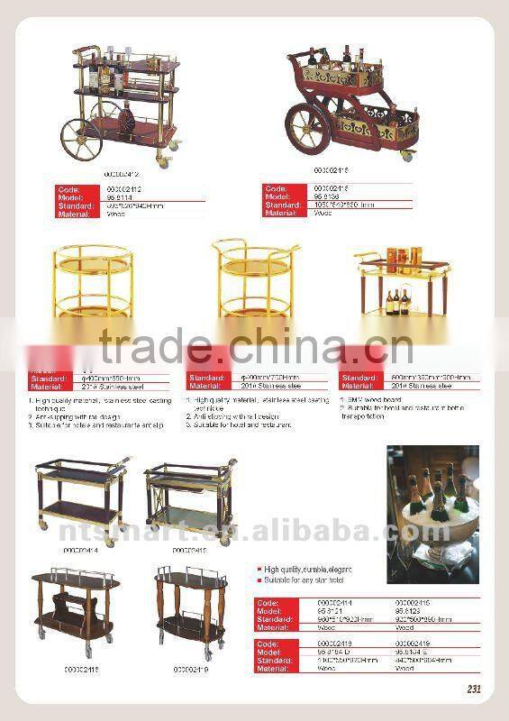 Hotel Serving Cart / Restaurant service trolley