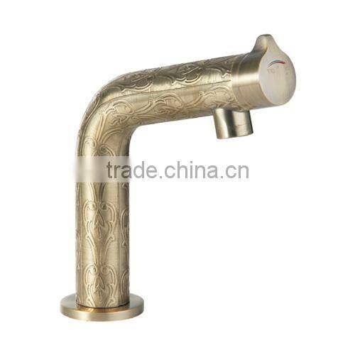 Antique brass bathroom faucet basin mixer tap watermark