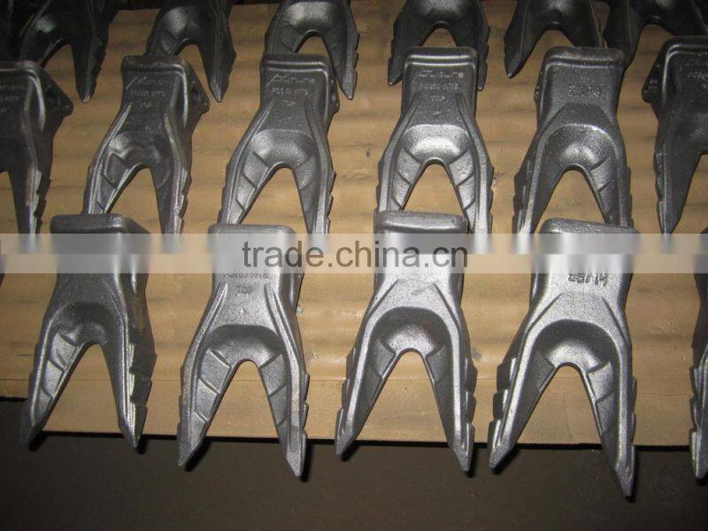 Alloy Steel Bucket Teeth Made by Investment Casting Process, OEM Service