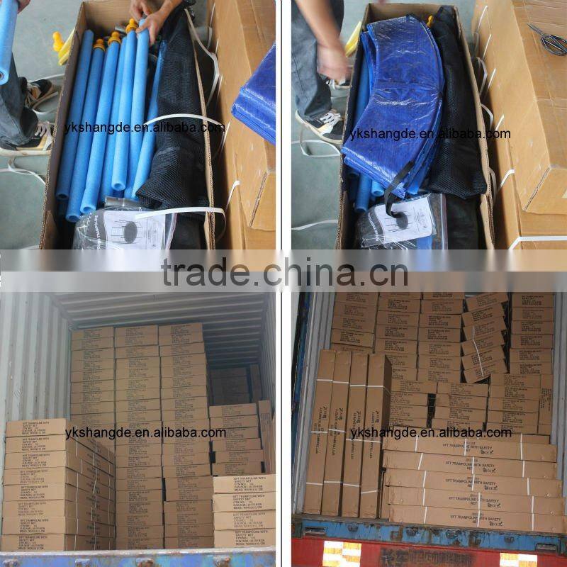 OEM 10FT Cheap Trampoline With Enclosure And Ladder