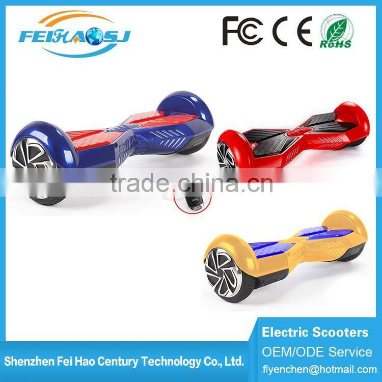 2016 Latest Electric Self Balance Scooter 2 Wheel bluetooth Smart Scooter