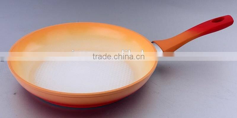 Color Changing Frying Pan with Stamping Honey Cell (WNFAL-3003)
